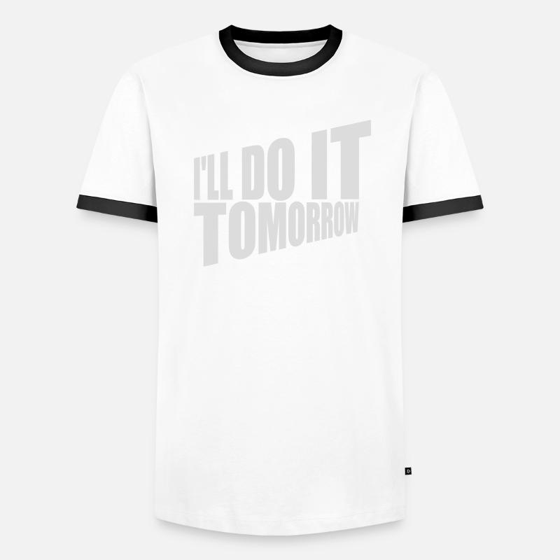 Citation de Do It Tomorrow T-shirt contrasté Homme