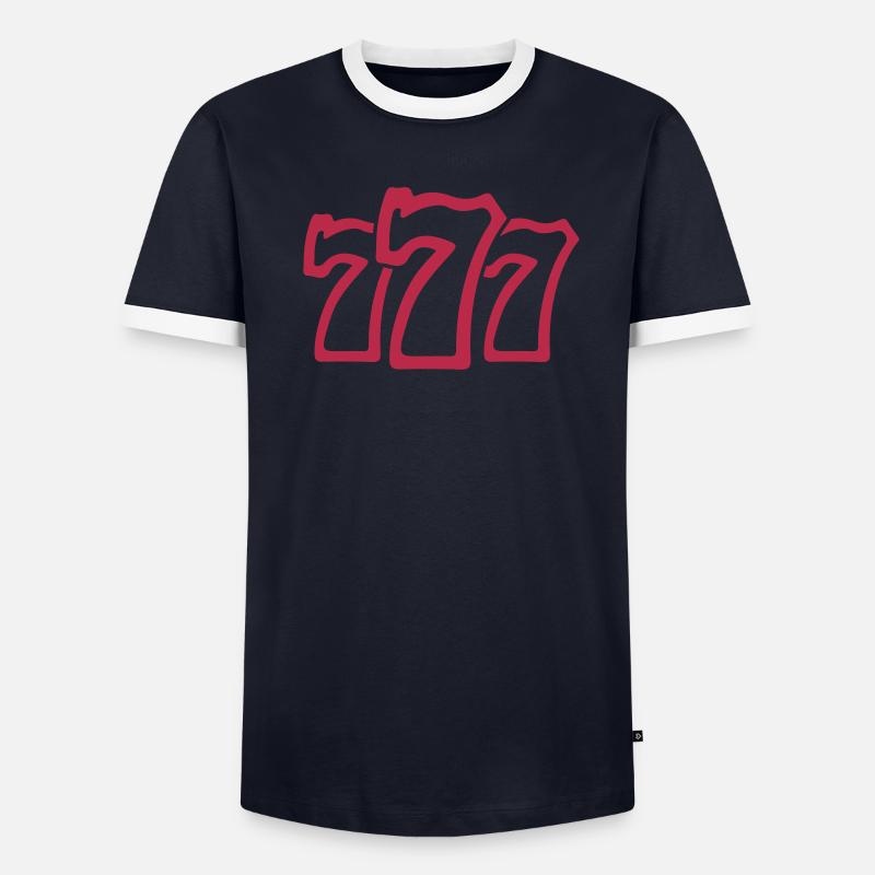 777 T-shirt contrasté Homme