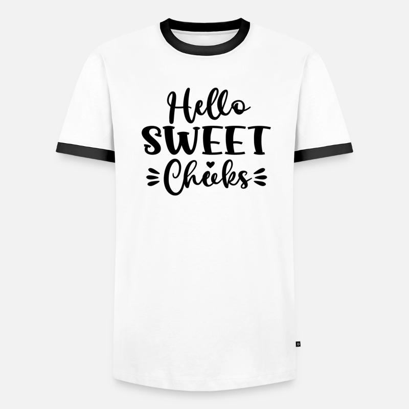 Hello Sweet Cheeks Men's Ringer Shirt