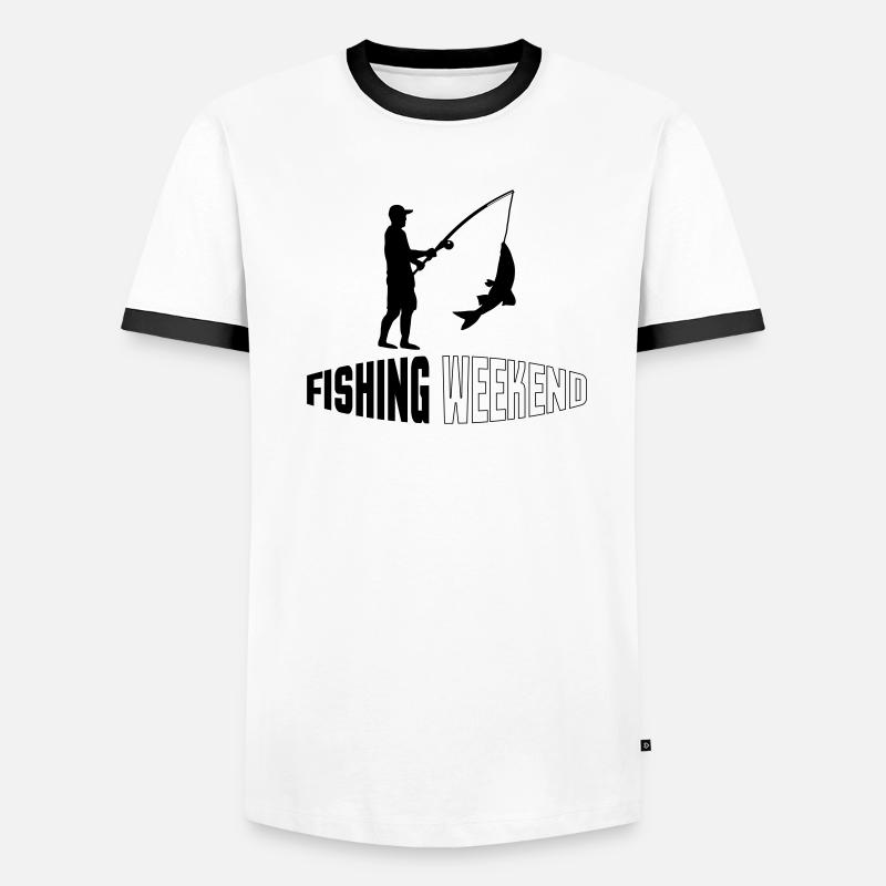 Week-end de pêche T-shirt contrasté Homme