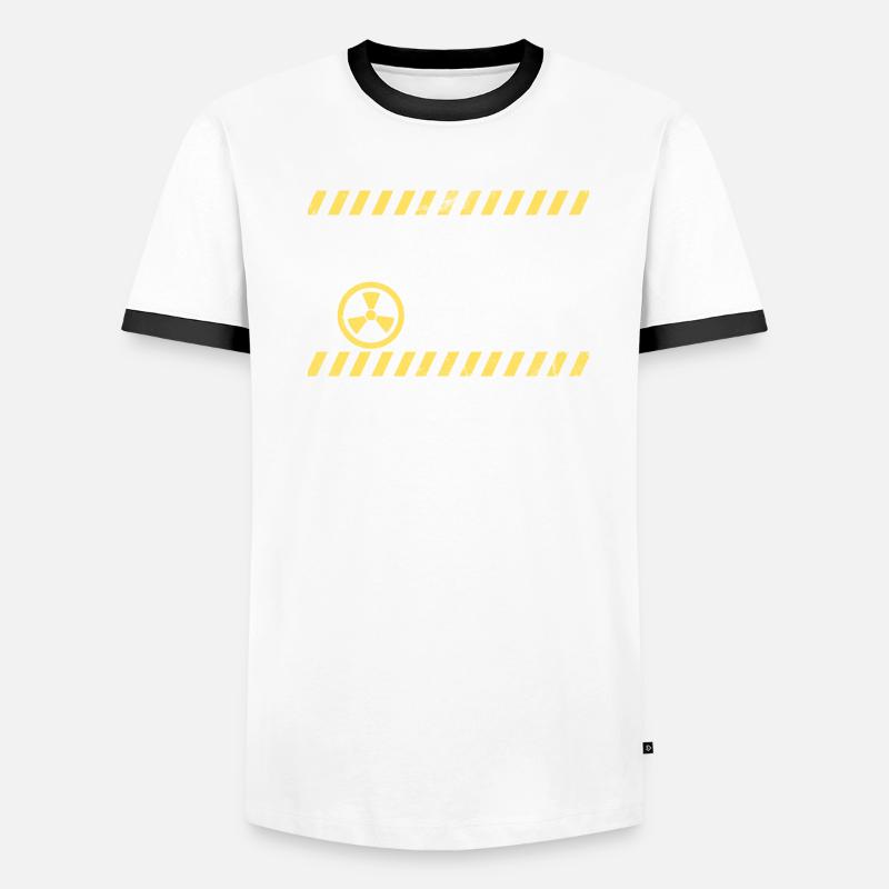 Nuclear powered Männer Kontrast-T-Shirt
