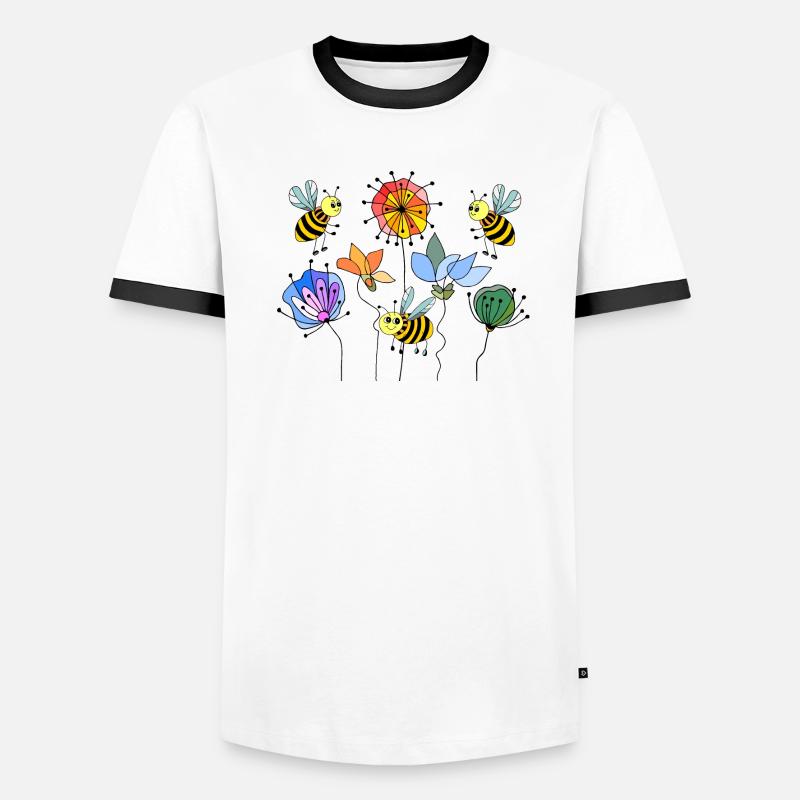 Bees Men's Ringer Shirt