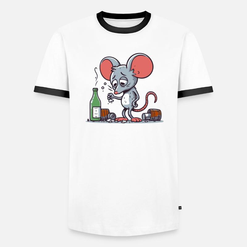 Drunk Mouse Men's Ringer Shirt