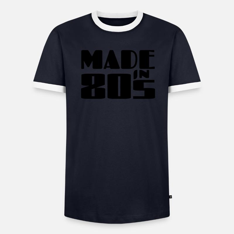 MadMade in den 80ern Männer Kontrast-T-Shirt