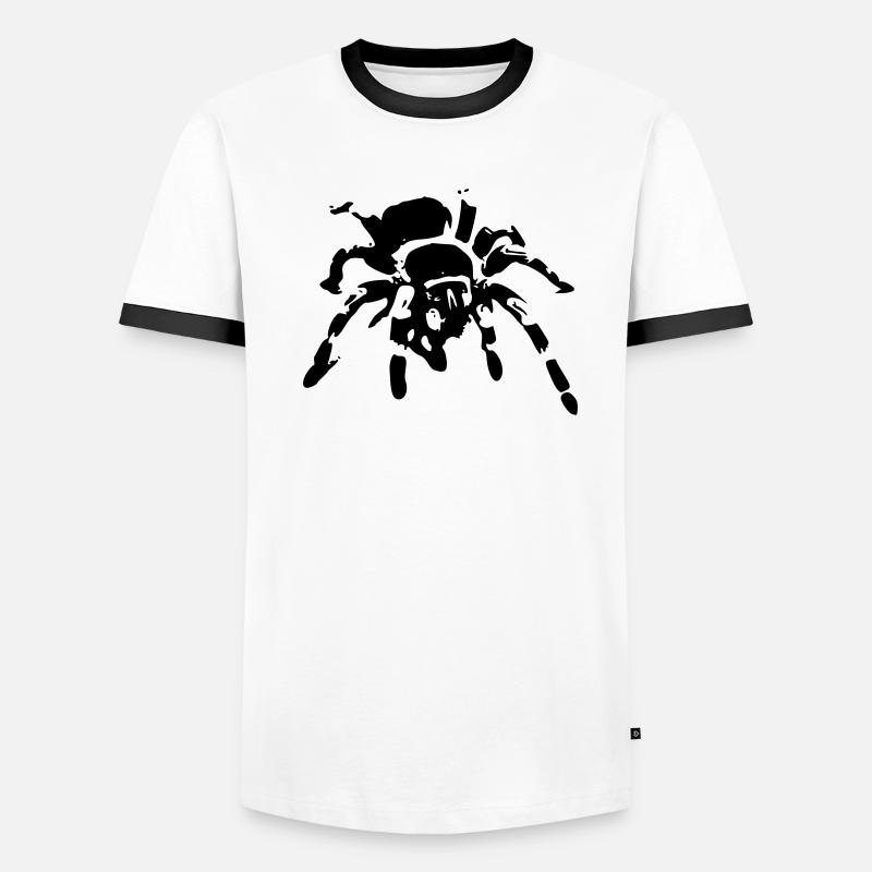araignée T-shirt contrasté Homme