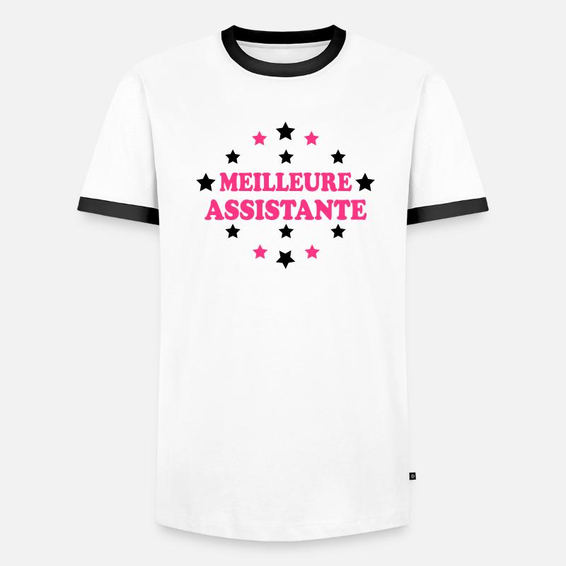 Meilleure assistante Men's Ringer Shirt