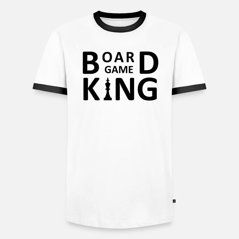 Boardgame Chess Backgammon Game Night Men's Ringer Shirt