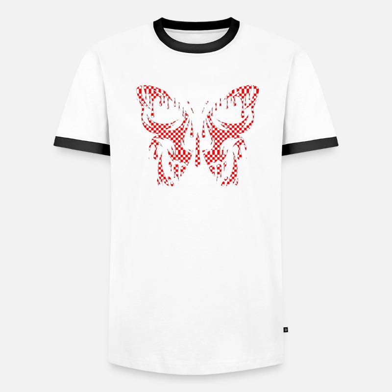 Tatouage Papillon Nature Papillons Mignon Cocon D’été T-shirt contrasté Homme
