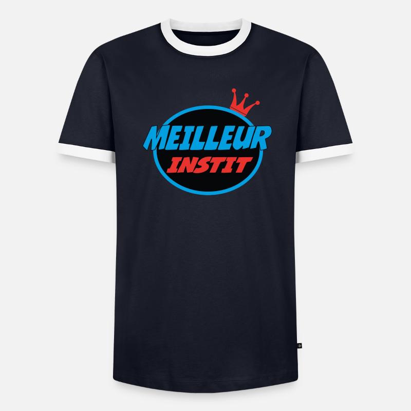 BESTER LEHRER Männer Kontrast-T-Shirt