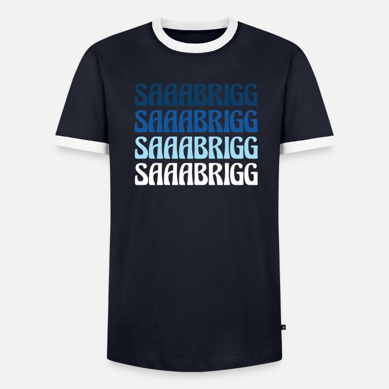 Saaabrigg Saarbrücken Dialect Gift - Men's Ringer Shirt - undefined