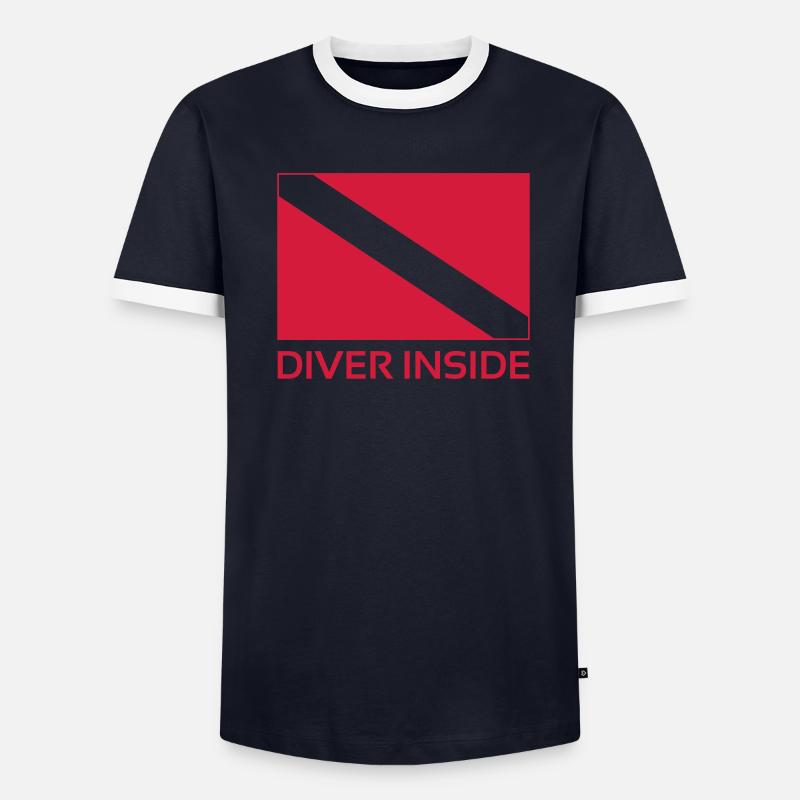 Diver Inside T-shirt contrasté Homme