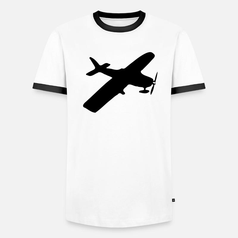 Luftstrahl Männer Kontrast-T-Shirt