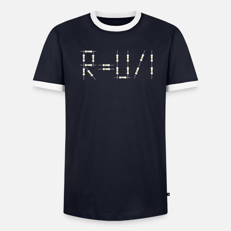 Electrical Engineering Electric Power Electric Current Men's Ringer Shirt