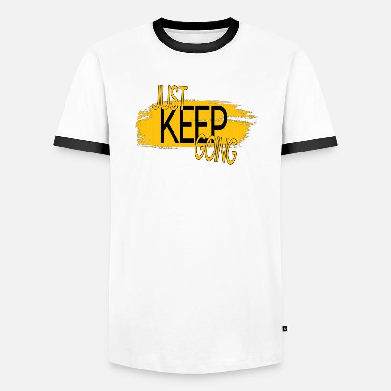 CONTINUEZ SIMPLEMENT T-shirt contrasté Homme