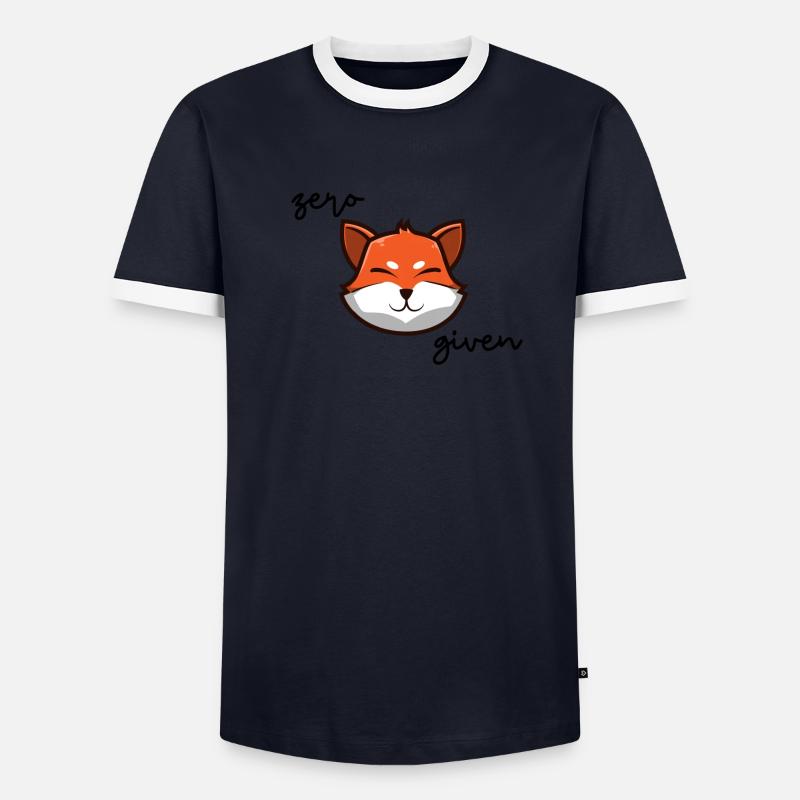 Zero Fox given Männer Kontrast-T-Shirt