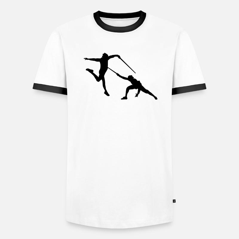 Fechten Männer Kontrast-T-Shirt