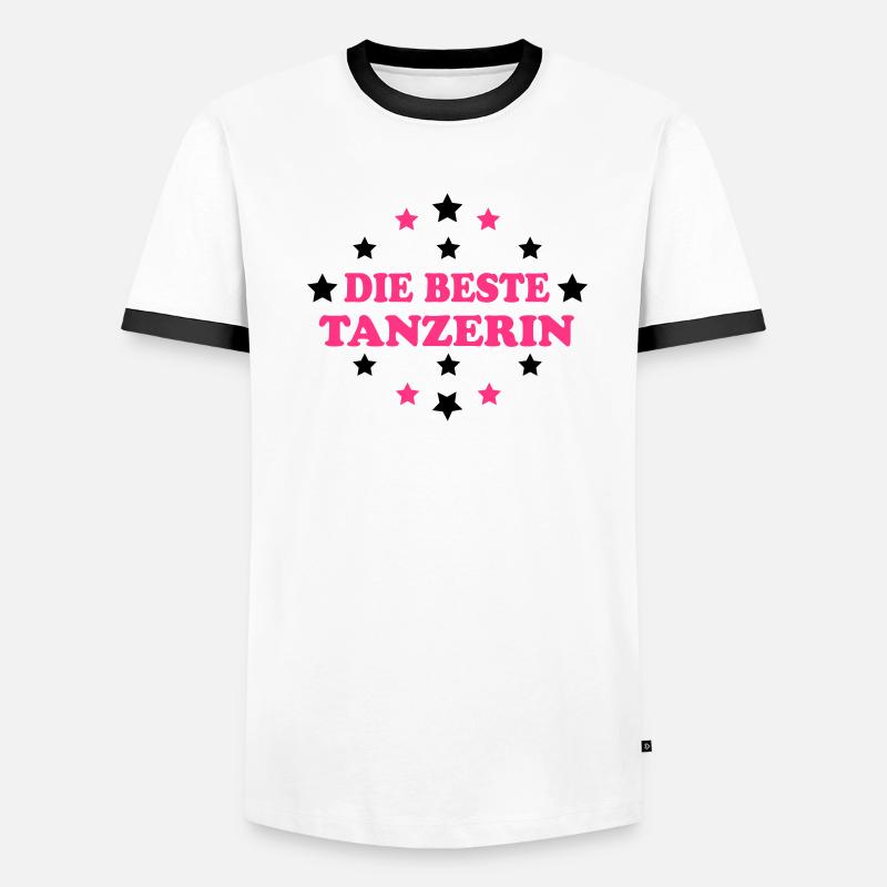 Die beste tanzerin Men's Ringer Shirt