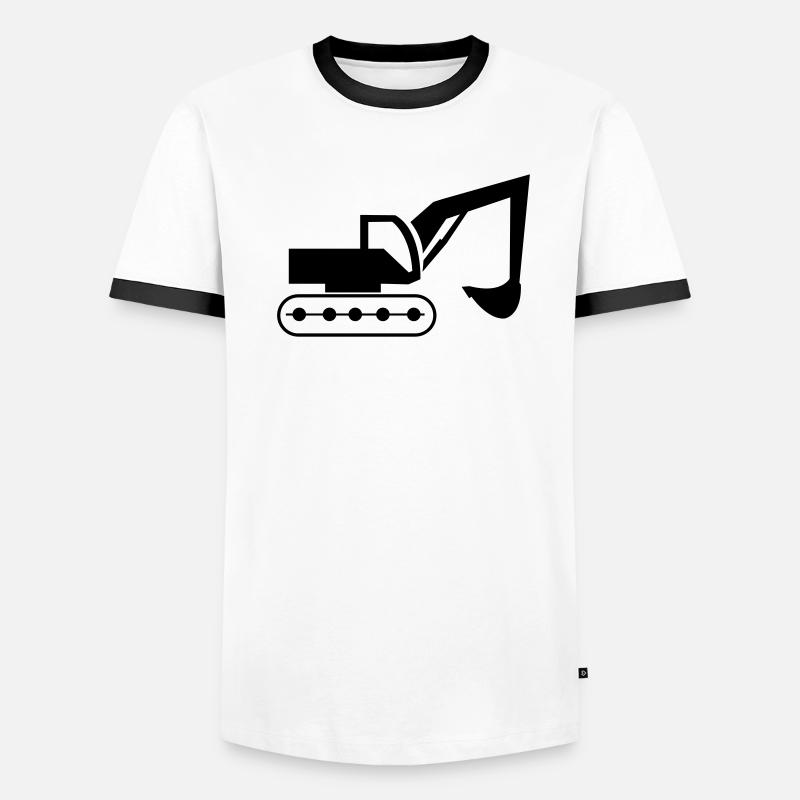 bagger T-shirt contrasté Homme