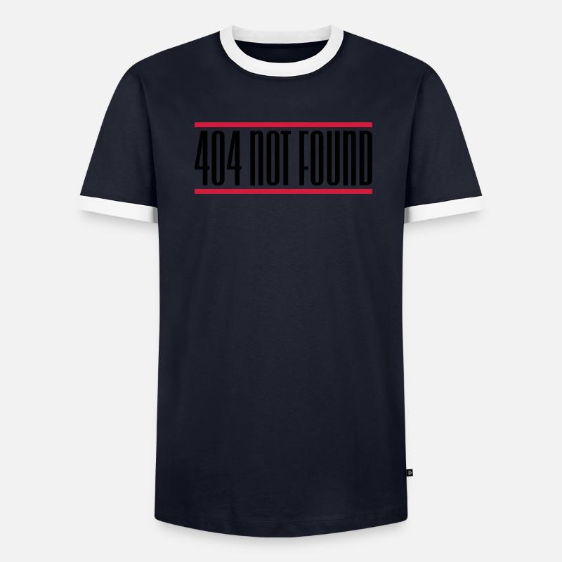 404 not found Error Men's Ringer Shirt
