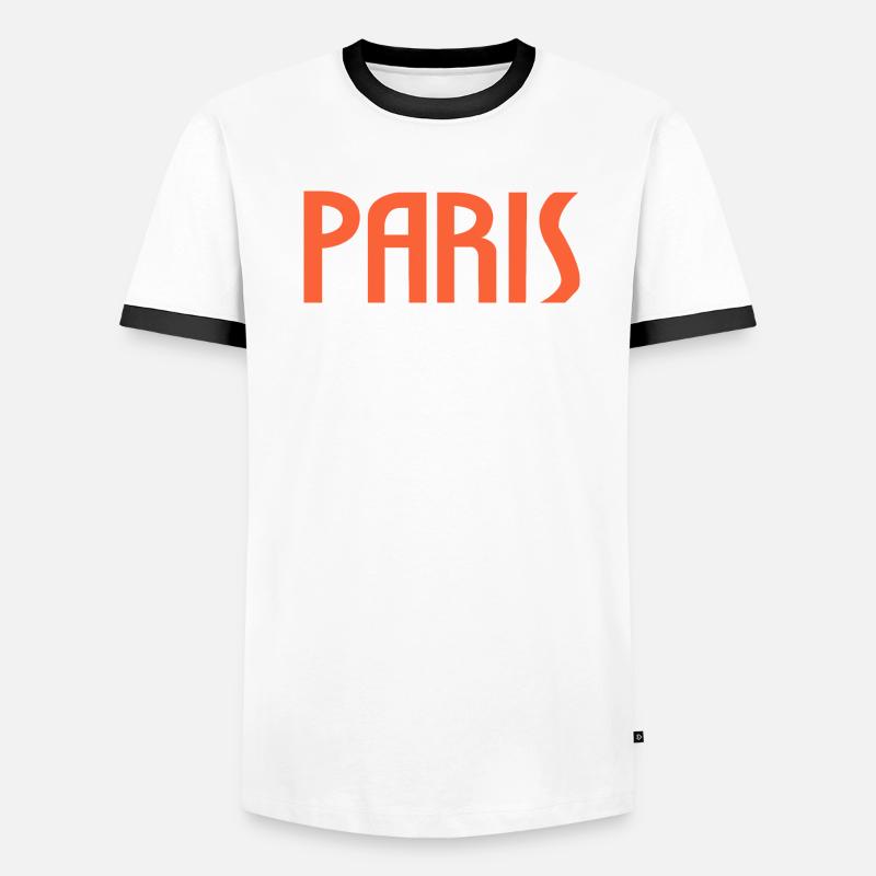 Paris T-shirt contrasté Homme