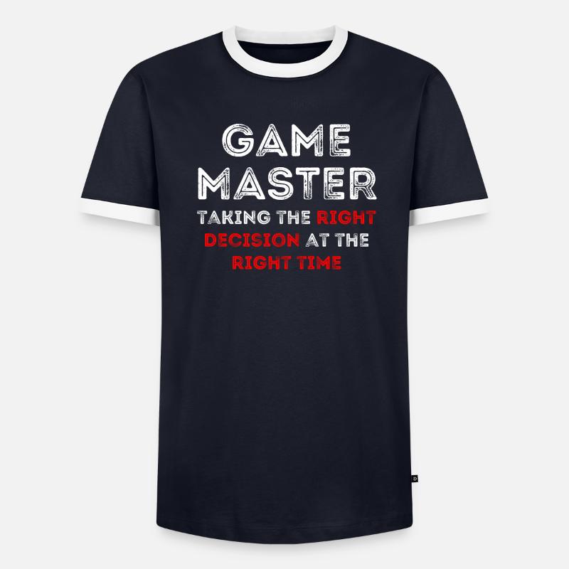 Game Master Taking the right decision .. T-shirt contrasté Homme
