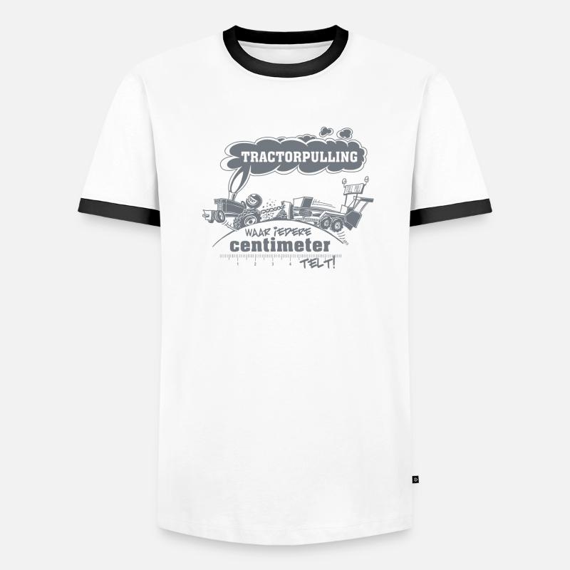 tp where every cm counts centimeter light Men's Ringer Shirt