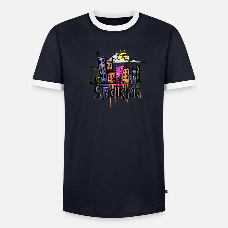 StadtKinder Männer Kontrast-T-Shirt