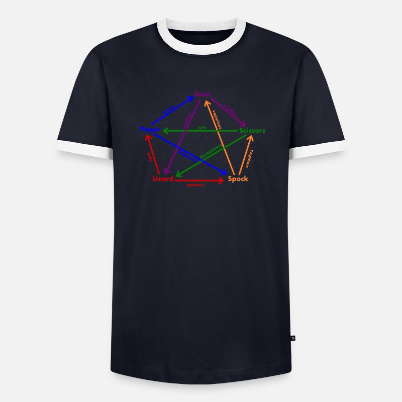 Règles Spock Lizard T-shirt contrasté Homme