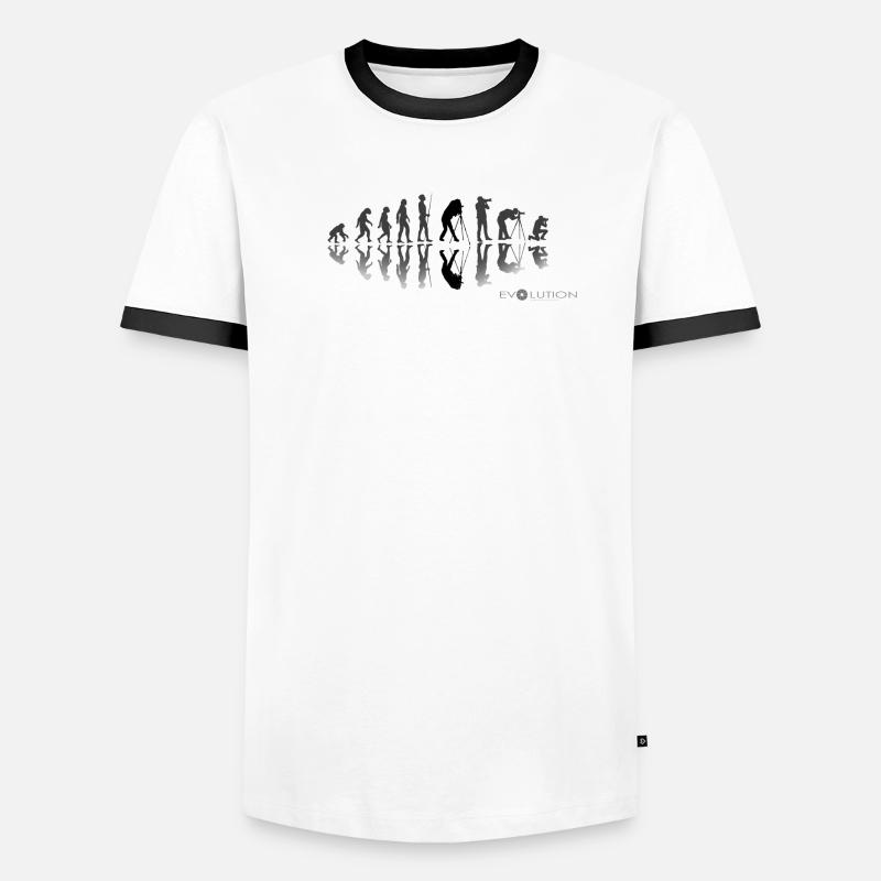 EVOLUTION PHOTOGRAPHE T-shirt contrasté Homme