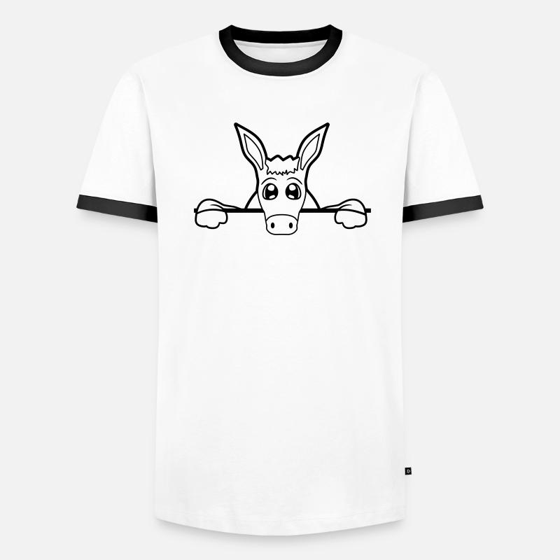 mur de mur moitié zone de texte de texte écrire petit T-shirt contrasté Homme