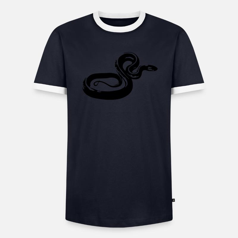 couleuvre T-shirt contrasté Homme