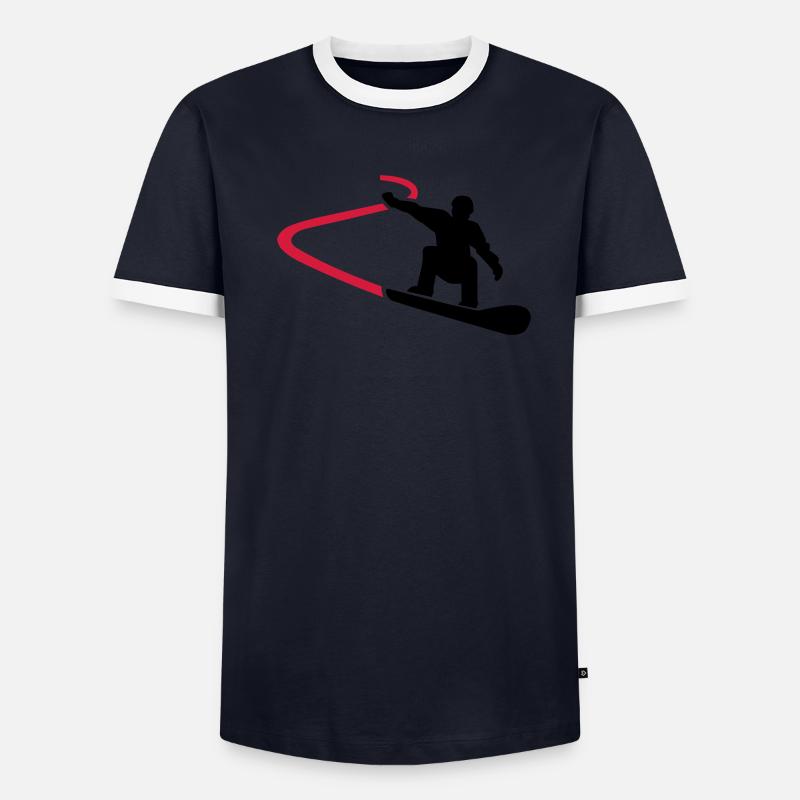 Snowboard T-shirt contrasté Homme
