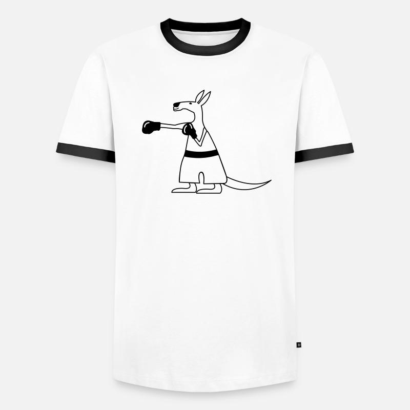 Kangaroo Männer Kontrast-T-Shirt