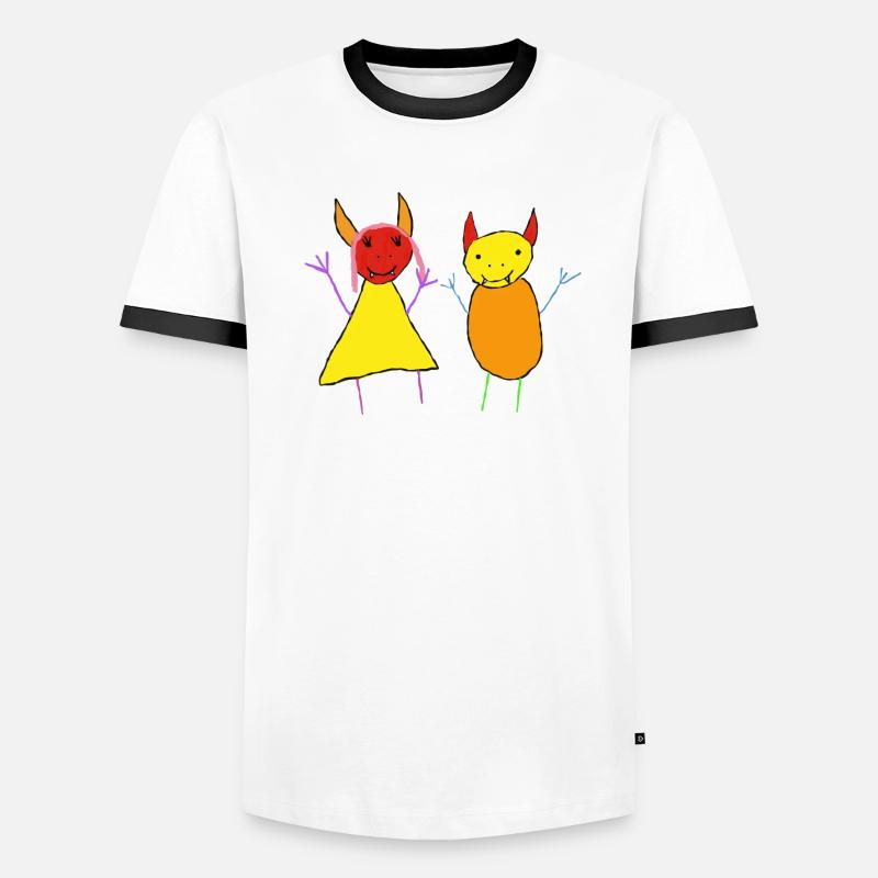 Devil Couple - Devil Bunt - Monster Men's Ringer Shirt