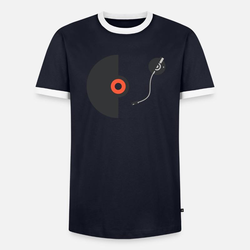 vinyle T-shirt contrasté Homme