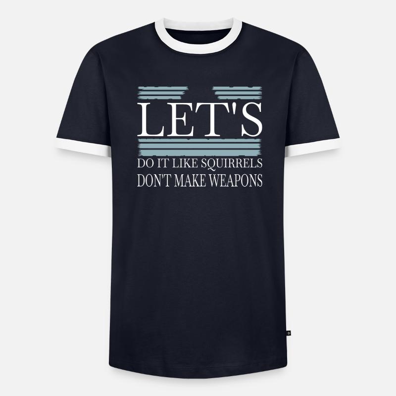 Déclaration heureuse Fierté Paix Fun Cool T-shirt contrasté Homme
