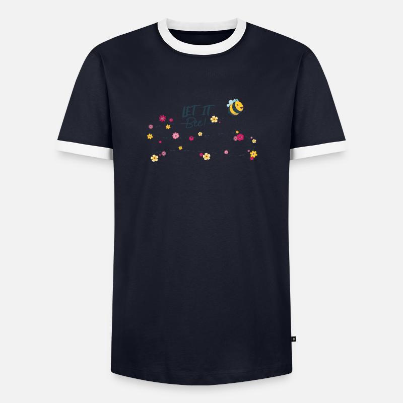 let it bee T-shirt contrasté Homme