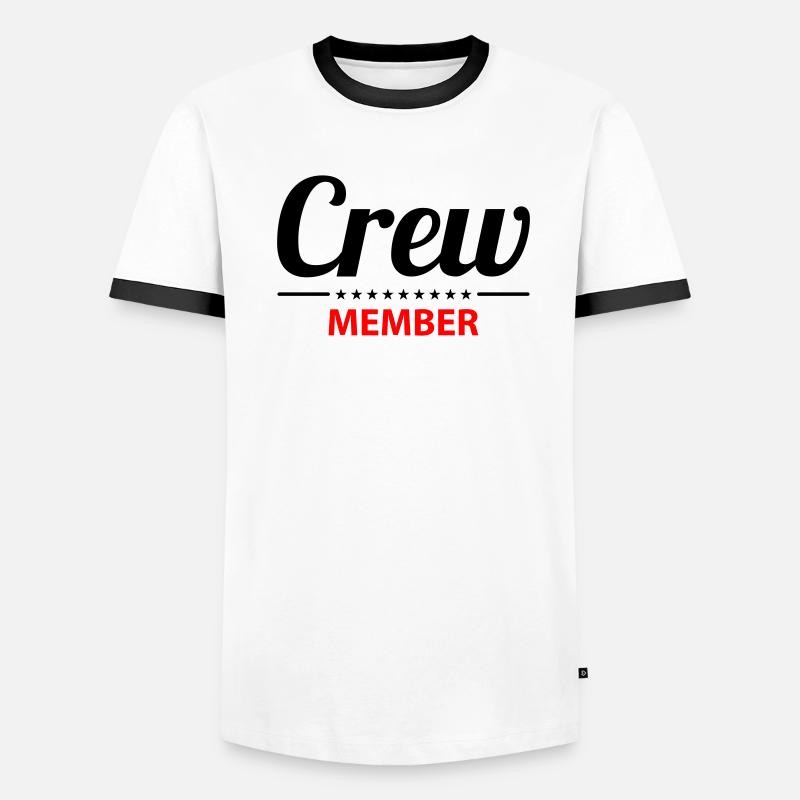Conception des membres d’équipage 2 T-shirt contrasté Homme