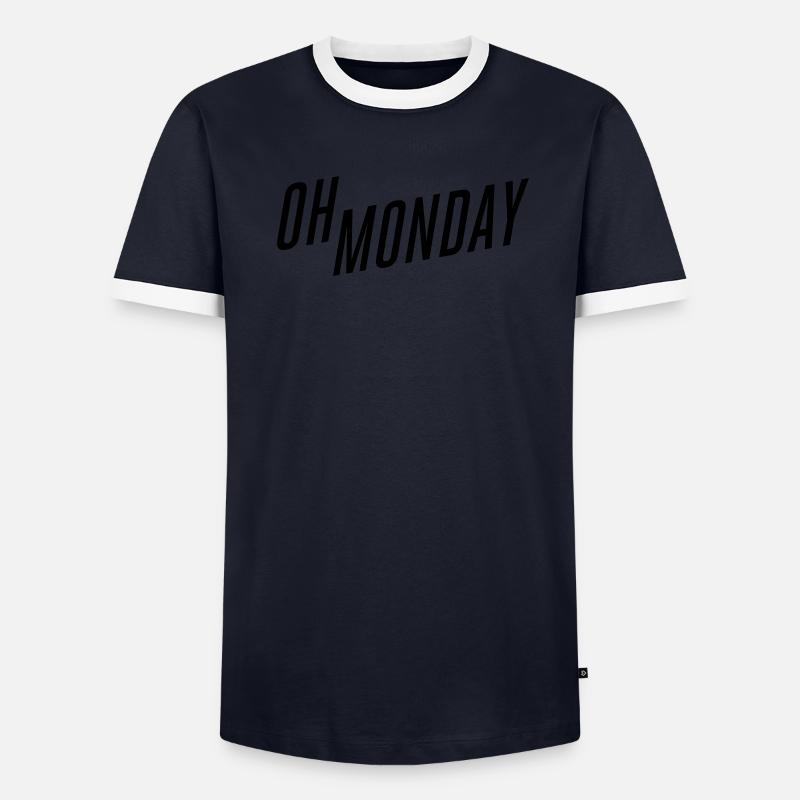oh monday T-shirt contrasté Homme