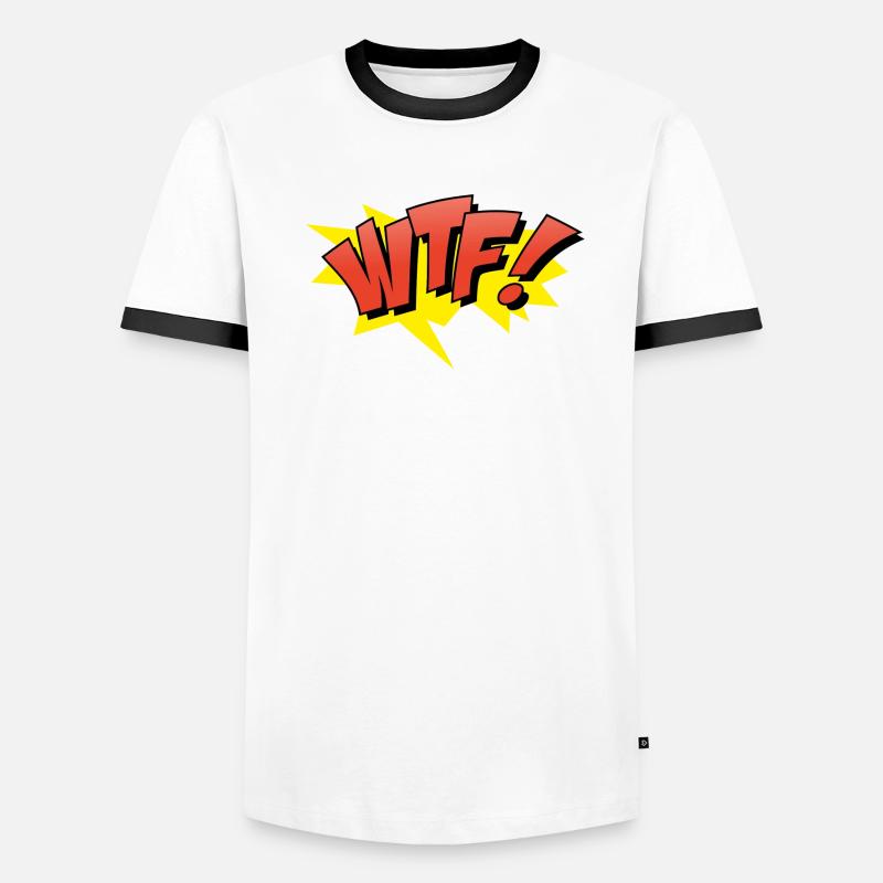 WTF Männer Kontrast-T-Shirt