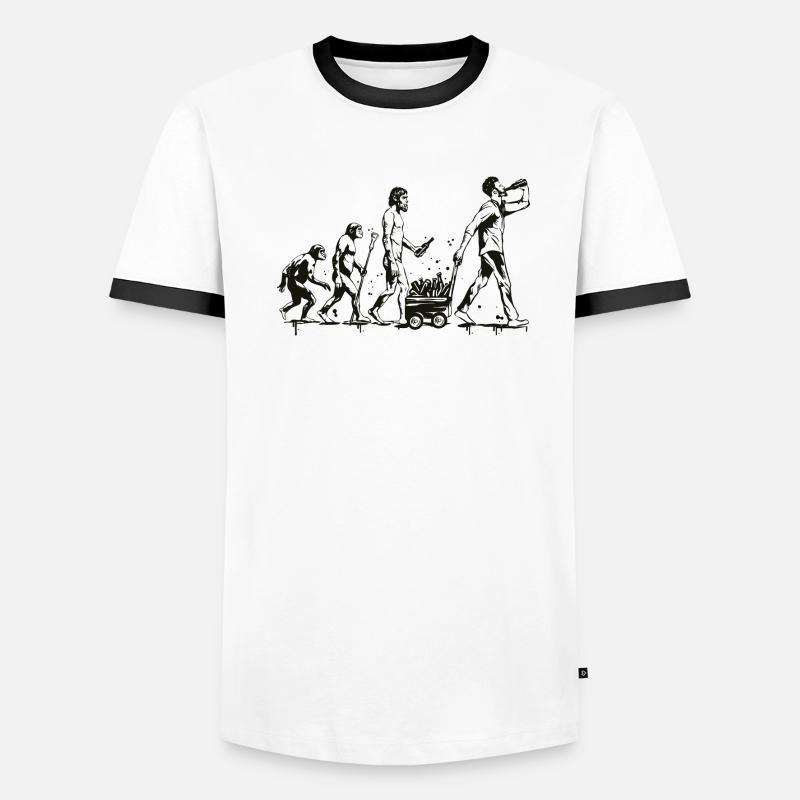 L’évolution de la bière T-shirt contrasté Homme