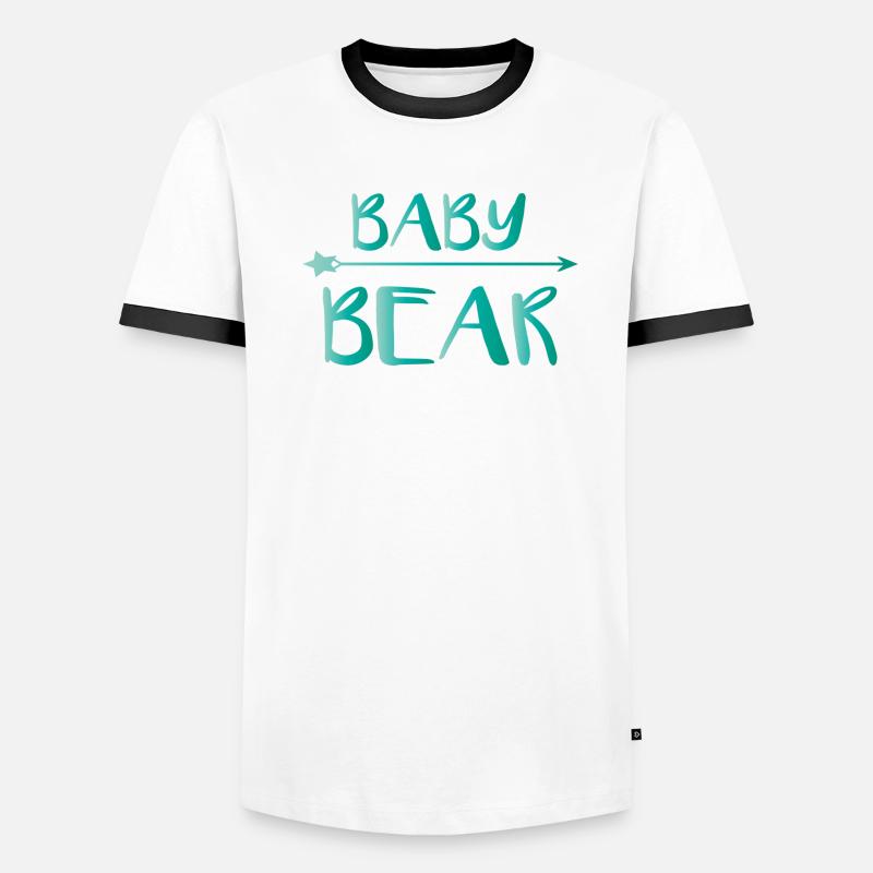 Bébé ours avec flèche T-shirt contrasté Homme