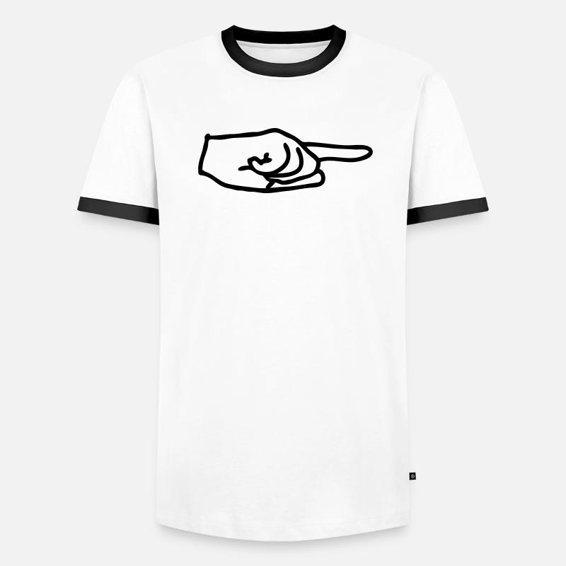 pfeil Männer Kontrast-T-Shirt