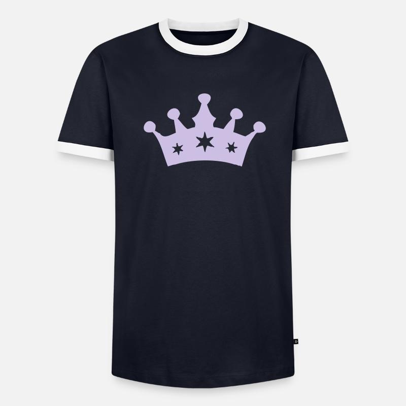 Princess Crown Männer Kontrast-T-Shirt