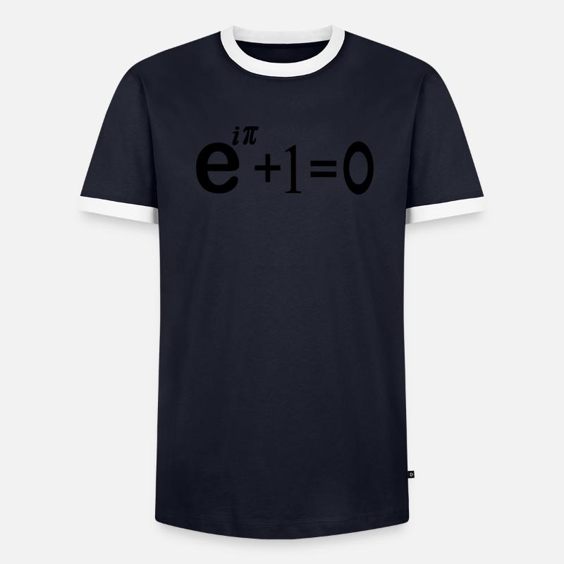 équation de pi ei T-shirt contrasté Homme