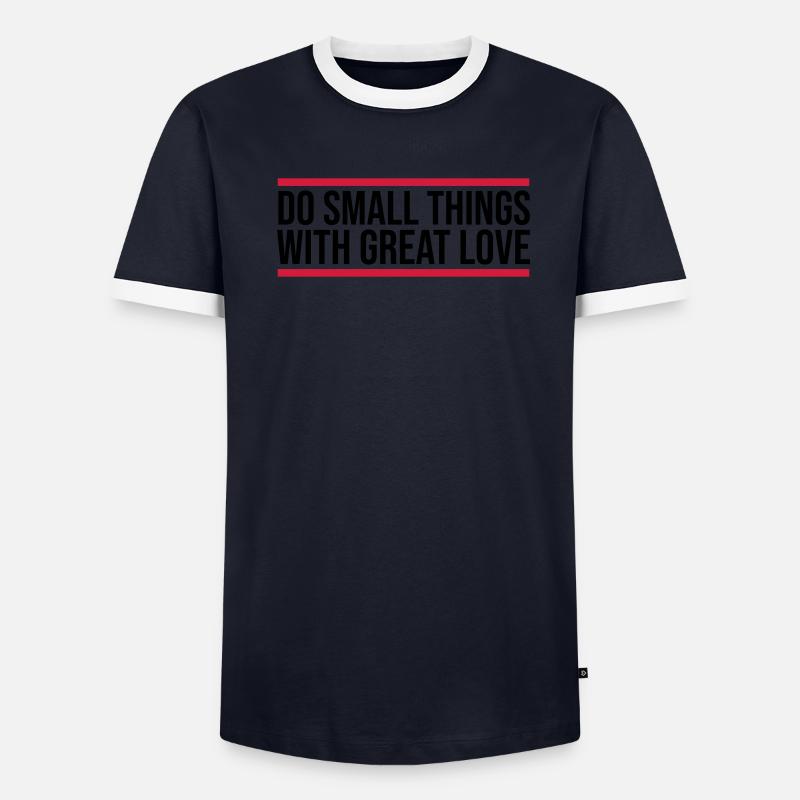 Quote do small things - Men's Ringer Shirt - undefined