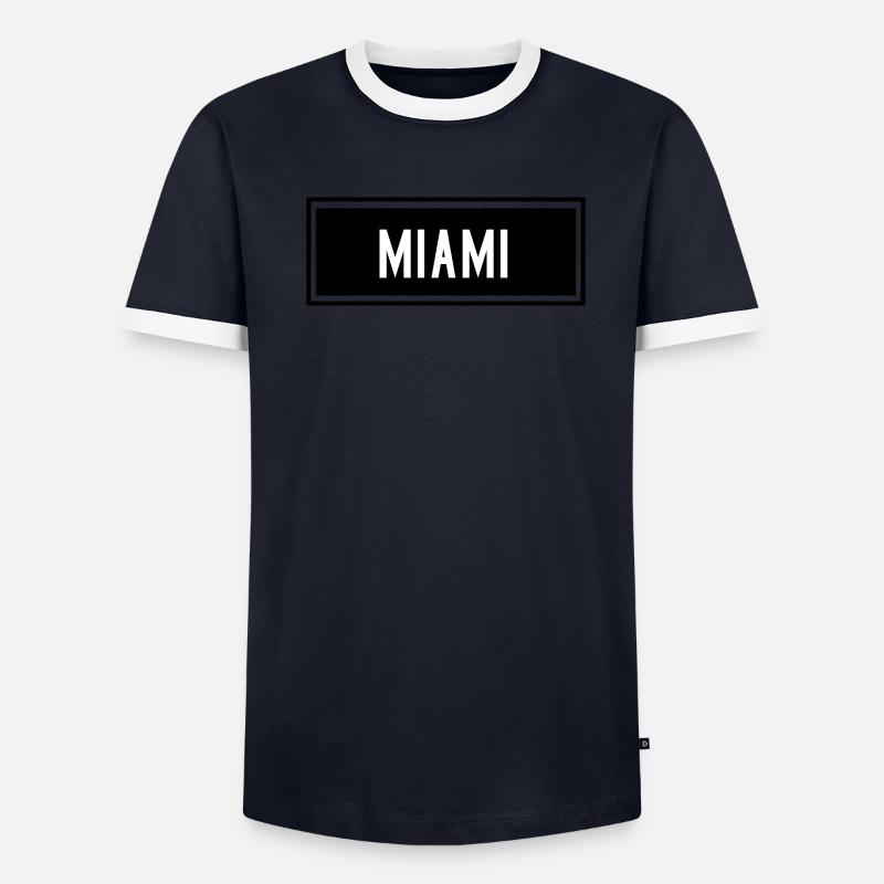 Miami Männer Kontrast-T-Shirt