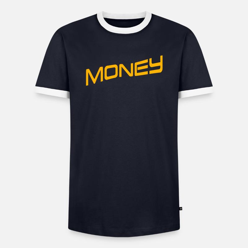 Argent T-shirt contrasté Homme