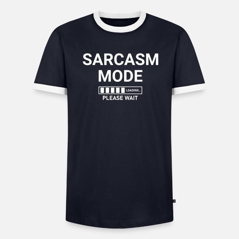 Sarcasm Mode Loading Please Wait - Men's Ringer Shirt - undefined