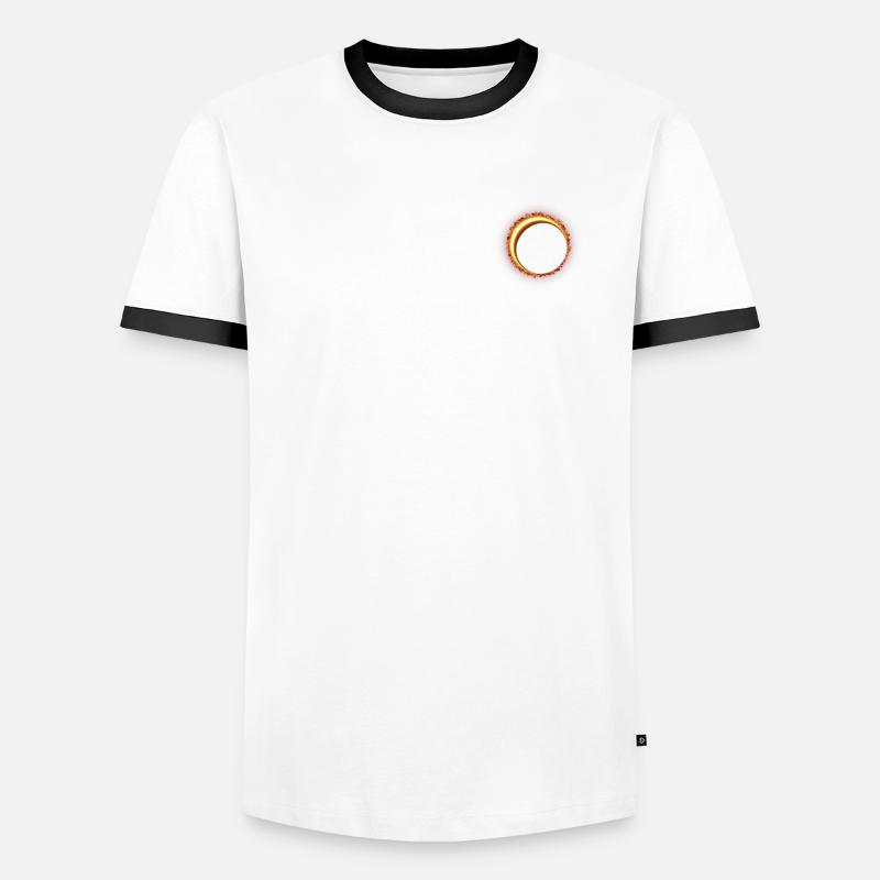 Plano Texas 2024 Eclipse Souvenir April 8 Men's Ringer Shirt
